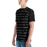 BLACK BLACK MAGIC ALL EAUX-ver Men's T-shirt